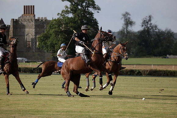 Summit v Combe Place in a West Sussex Cup polo match played on River at Cowdray Park Polo Club on Tuesday 21 August 2012