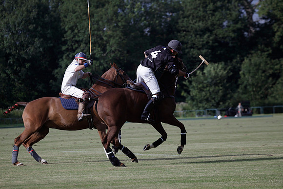 Summit v Combe Place in a West Sussex Cup polo match played on River at Cowdray Park Polo Club on Tuesday 21 August 2012