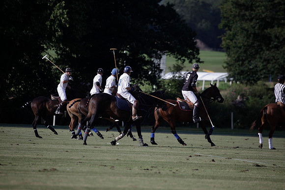 Summit v Combe Place in a West Sussex Cup polo match played on River at Cowdray Park Polo Club on Tuesday 21 August 2012