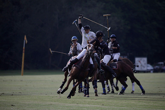 Summit v Combe Place in a West Sussex Cup polo match played on River at Cowdray Park Polo Club on Tuesday 21 August 2012