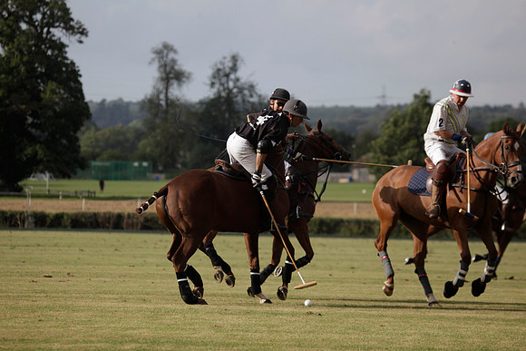 Summit v Combe Place in a West Sussex Cup polo match played on River at Cowdray Park Polo Club on Tuesday 21 August 2012