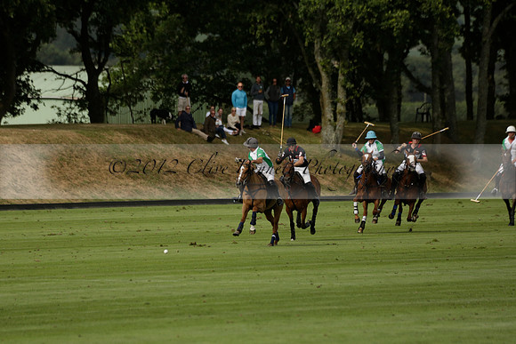 Jaeger Le Coultre (black)  v Wairakei Pastoral (white) in a Jaeger Le Coultre Holden White Cup polo match played on 29 July 2013 at Cowdray Park Polo Club on Brooksfieldwww.polopictures.co.uk