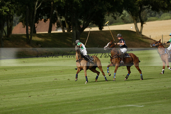 Jaeger Le Coultre (black)  v Wairakei Pastoral (white) in a Jaeger Le Coultre Holden White Cup polo match played on 29 July 2013 at Cowdray Park Polo Club on Brooksfieldwww.polopictures.co.uk