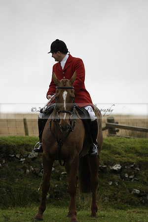 Devon & Somerset Staghounds meet at Larkbarrow Corner. North Devon. 2013.10.18 www.polopictures.co.uk