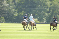 Ghost Chilli (blue) v Somerton (pale blue) in a Lodsworth 4 Goal polo match played on Sunday 25 August 2013 at Cowdray Park Polo Club on Brooksfield. 2013.10.12 www.polopictures.co.uk
