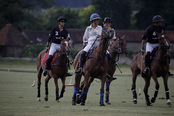 Summit v Combe Place in a West Sussex Cup polo match played on River at Cowdray Park Polo Club on Tuesday 21 August 2012