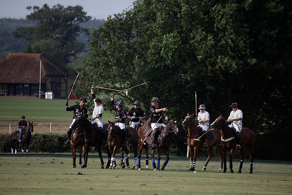 Summit v Combe Place in a West Sussex Cup polo match played on River at Cowdray Park Polo Club on Tuesday 21 August 2012