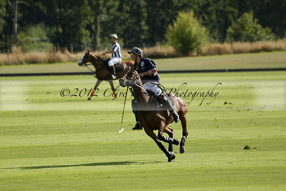 Pandas (white) v Home Farm (navy) in a Park House West Sussex Cup Polo match on Brooksfield at Cowdray Park Polo Club on Friday 30 August 2013. 2013.08.30 www.polopictures.co.uk
