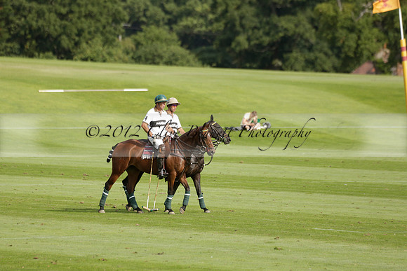 Pandas (white) v Home Farm (navy) in a Park House West Sussex Cup Polo match on Brooksfield at Cowdray Park Polo Club on Friday 30 August 2013. 2013.08.30 www.polopictures.co.uk