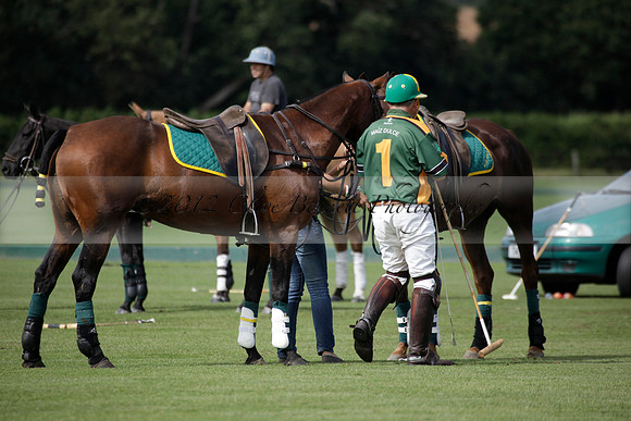 Maiz Dulce v Combe in a Brecknock Cup polo match played on Ambersham 2 at Cowdray Park Polo Club on Friday 17 August 2012