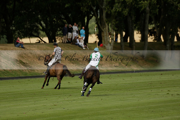 Jaeger Le Coultre (black)  v Wairakei Pastoral (white) in a Jaeger Le Coultre Holden White Cup polo match played on 29 July 2013 at Cowdray Park Polo Club on Brooksfieldwww.polopictures.co.uk