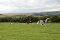 Devon & Somerset Stag Hounds meet at Hillhead Cross on Monday 14 October 2013. 2013.10.14 www.polopictures.co.uk