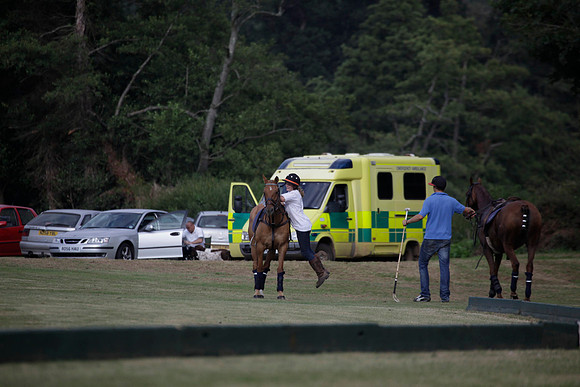 Summit v Combe Place in a West Sussex Cup polo match played on River at Cowdray Park Polo Club on Tuesday 21 August 2012