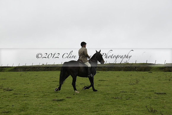 Devon & Somerset Staghounds meet at Larkbarrow Corner. North Devon. 2013.10.18 www.polopictures.co.uk