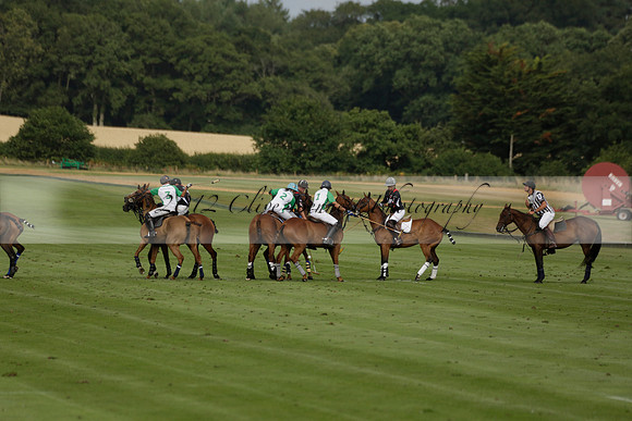 Jaeger Le Coultre (black)  v Wairakei Pastoral (white) in a Jaeger Le Coultre Holden White Cup polo match played on 29 July 2013 at Cowdray Park Polo Club on Brooksfieldwww.polopictures.co.uk