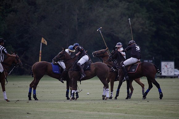 Summit v Combe Place in a West Sussex Cup polo match played on River at Cowdray Park Polo Club on Tuesday 21 August 2012