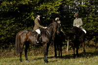 Devon & Somerset StagHounds meet at Five Cross Ways on Thursday 17 October 2013. 2013.10.17 www.polopictures.co.uk