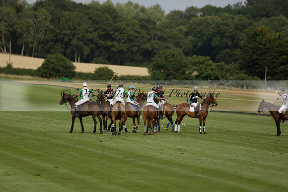 Jaeger Le Coultre (black)  v Wairakei Pastoral (white) in a Jaeger Le Coultre Holden White Cup polo match played on 29 July 2013 at Cowdray Park Polo Club on Brooksfieldwww.polopictures.co.uk