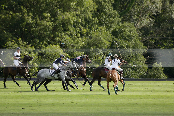 Pandas (white) v Home Farm (navy) in a Park House West Sussex Cup Polo match on Brooksfield at Cowdray Park Polo Club on Friday 30 August 2013. 2013.08.30 www.polopictures.co.uk