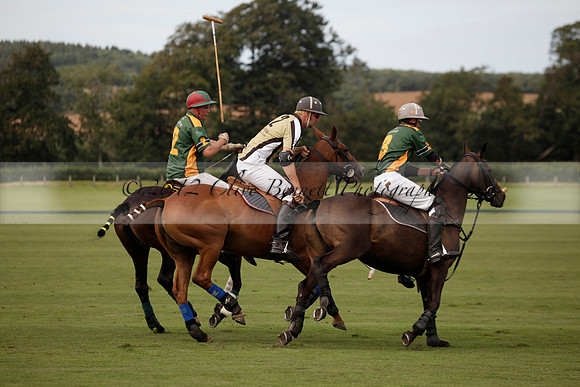 Maiz Dulce v Combe in a Brecknock Cup polo match played on Ambersham 2 at Cowdray Park Polo Club on Friday 17 August 2012
