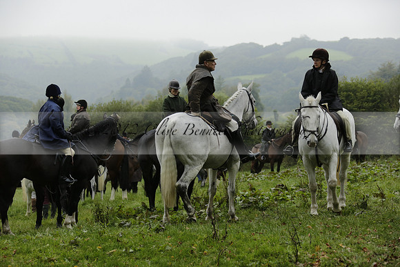 Devon & Somerset Stag Hounds meet at Liscombe on Saturday 12 October 2013 2013.10.12 www.polopictures.co.uk