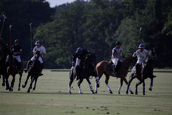 Summit v Combe Place in a West Sussex Cup polo match played on River at Cowdray Park Polo Club on Tuesday 21 August 2012