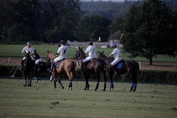 Summit v Combe Place in a West Sussex Cup polo match played on River at Cowdray Park Polo Club on Tuesday 21 August 2012