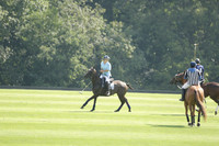 Ghost Chilli (blue) v Somerton (pale blue) in a Lodsworth 4 Goal polo match played on Sunday 25 August 2013 at Cowdray Park Polo Club on Brooksfield. 2013.10.12 www.polopictures.co.uk