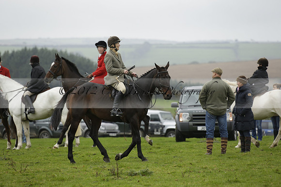 Devon & Somerset Staghounds meet at Larkbarrow Corner. North Devon. 2013.10.18 www.polopictures.co.uk