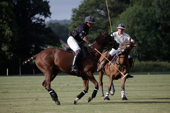 Summit v Combe Place in a West Sussex Cup polo match played on River at Cowdray Park Polo Club on Tuesday 21 August 2012