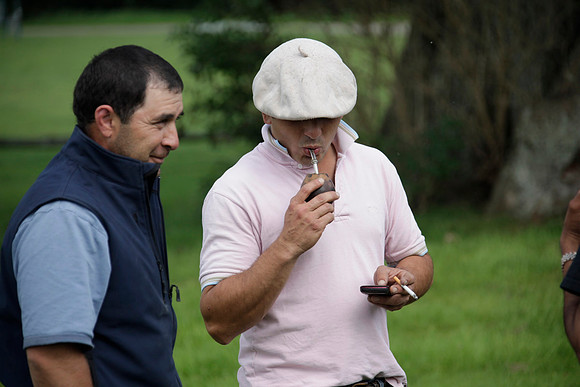 Montana v Maiz Dulce in the Uber 12 goal Final polo match played on Lawns 1 at Cowdray Park Polo Club on Sunday 26 August 2012