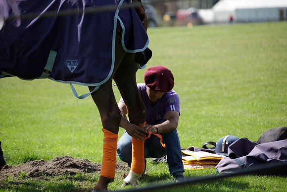 Montana v Maiz Dulce in the Uber 12 goal Final polo match played on Lawns 1 at Cowdray Park Polo Club on Sunday 26 August 2012