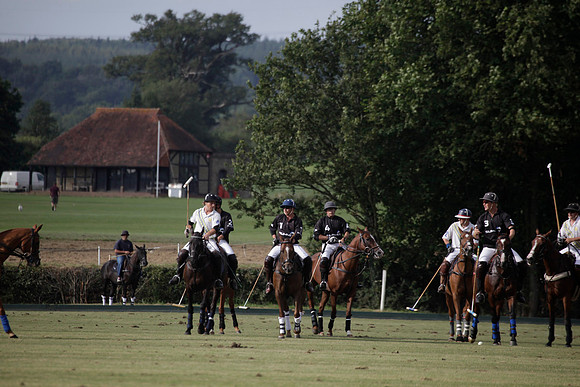 Summit v Combe Place in a West Sussex Cup polo match played on River at Cowdray Park Polo Club on Tuesday 21 August 2012
