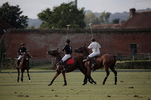 Summit v Combe Place in a West Sussex Cup polo match played on River at Cowdray Park Polo Club on Tuesday 21 August 2012
