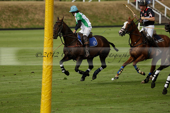 Jaeger Le Coultre (black)  v Wairakei Pastoral (white) in a Jaeger Le Coultre Holden White Cup polo match played on 29 July 2013 at Cowdray Park Polo Club on Brooksfieldwww.polopictures.co.uk