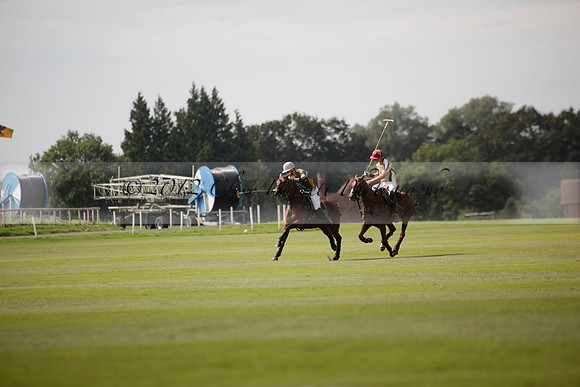 Maiz Dulce v Combe in a Brecknock Cup polo match played on Ambersham 2 at Cowdray Park Polo Club on Friday 17 August 2012
