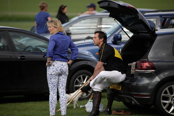Montana v Maiz Dulce in the Uber 12 goal Final polo match played on Lawns 1 at Cowdray Park Polo Club on Sunday 26 August 2012