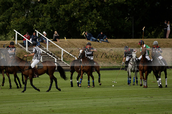 Jaeger Le Coultre (black)  v Wairakei Pastoral (white) in a Jaeger Le Coultre Holden White Cup polo match played on 29 July 2013 at Cowdray Park Polo Club on Brooksfieldwww.polopictures.co.uk