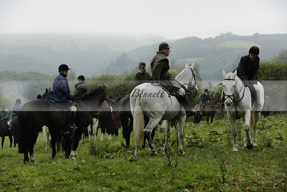 Devon & Somerset Stag Hounds meet at Liscombe on Saturday 12 October 2013 2013.10.12 www.polopictures.co.uk