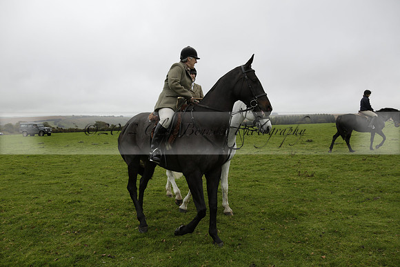 Devon & Somerset Staghounds meet at Larkbarrow Corner. North Devon. 2013.10.18 www.polopictures.co.uk