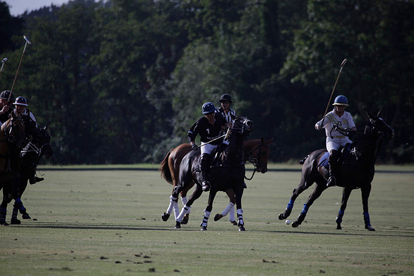 Summit v Combe Place in a West Sussex Cup polo match played on River at Cowdray Park Polo Club on Tuesday 21 August 2012