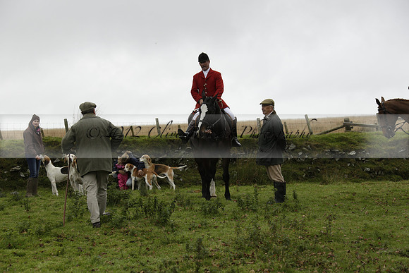 Devon & Somerset Staghounds meet at Larkbarrow Corner. North Devon. 2013.10.18 www.polopictures.co.uk