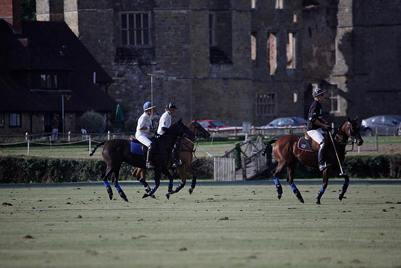 Summit v Combe Place in a West Sussex Cup polo match played on River at Cowdray Park Polo Club on Tuesday 21 August 2012