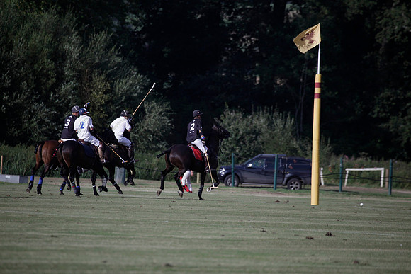 Summit v Combe Place in a West Sussex Cup polo match played on River at Cowdray Park Polo Club on Tuesday 21 August 2012