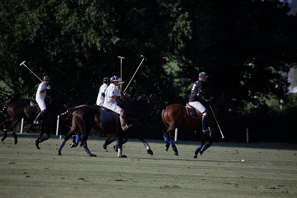 Summit v Combe Place in a West Sussex Cup polo match played on River at Cowdray Park Polo Club on Tuesday 21 August 2012