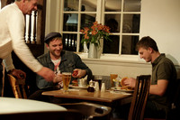 Will B & Geoff Allnutt with guests at The Royal Oak, Midhurst on Friday 25 October 2013. www.polopictures.co.uk