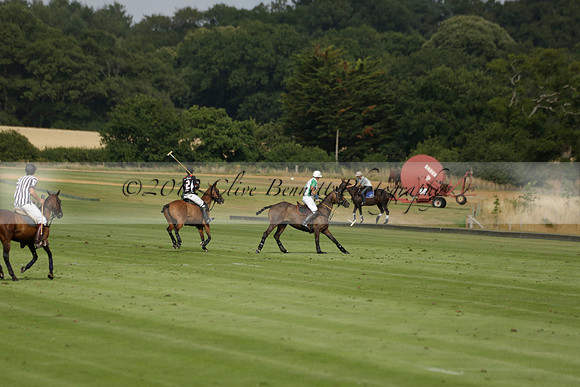 Jaeger Le Coultre (black)  v Wairakei Pastoral (white) in a Jaeger Le Coultre Holden White Cup polo match played on 29 July 2013 at Cowdray Park Polo Club on Brooksfieldwww.polopictures.co.uk