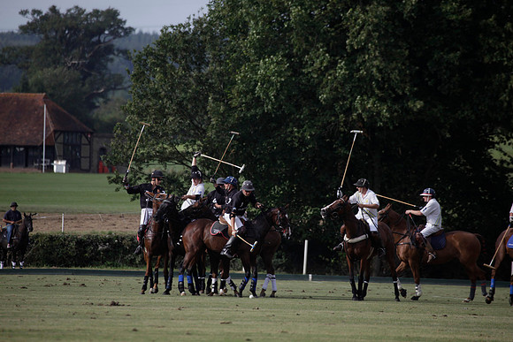Summit v Combe Place in a West Sussex Cup polo match played on River at Cowdray Park Polo Club on Tuesday 21 August 2012