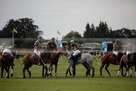 Maiz Dulce v Combe in a Brecknock Cup polo match played on Ambersham 2 at Cowdray Park Polo Club on Friday 17 August 2012