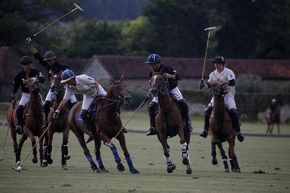 Summit v Combe Place in a West Sussex Cup polo match played on River at Cowdray Park Polo Club on Tuesday 21 August 2012